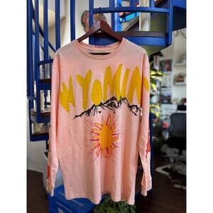 Kanye West Wyoming KKW LS Shirt Pink (2018) XL